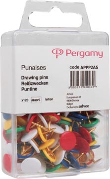 Punaise Assorti 5Star 120St