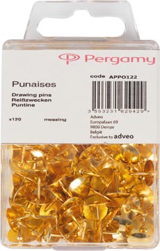 Punaise Messing Doos 120X