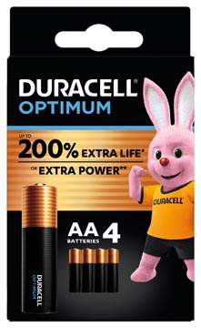 4X Duracel Optimum Aa