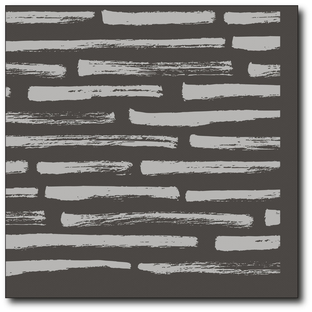Point 2 Point Servetten, Stripes Black, 33X33Cm, 1/4, 50St, 100% Recycle