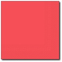 ​Servetten, Rood, 33X33Cm, 1/4,  2 Laags, 100St