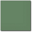 ​Servetten, Groen, 33X33Cm, 1/4,  2 Laags, 100St