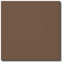 Servetten, Chocolade, 33X33Cm, 2 Laags, 100St