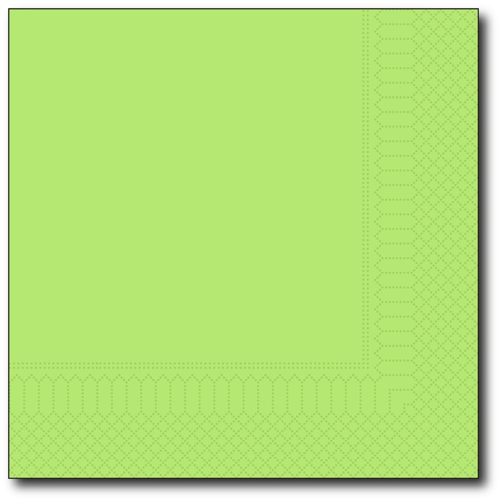 Servetten, Summergreen, 33X33Cm, 1/4,  2 Laags, 100St
