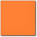 ​Servetten, Oranje, 33X33Cm, 1/4,  2 Laags, 100St
