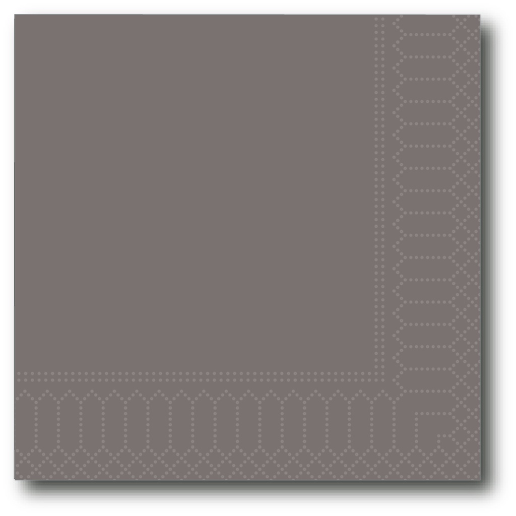 SERVETTEN (20X20CM, ANTRACIET, 200, 2-LAAGS)