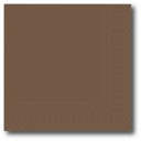 Servetten, Bruin, 20X20Cm, 2 Laags, 200St