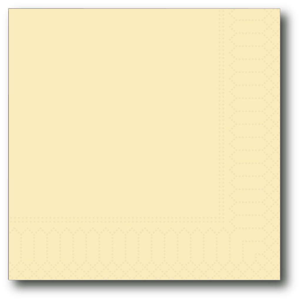 Servetten, Ivoor, 20X20Cm, 2 Laags, 200St