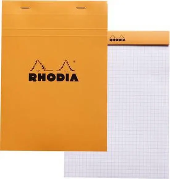 Rhodia Pad, A5 blok (6x8.25), geruit, 80blz