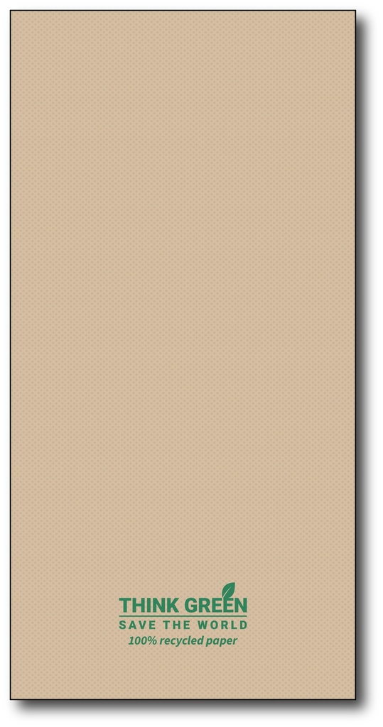 Point 2 Point Servetten 40 X 40 Cm, 30 St, 1/8 Think Green - 100% Recycling