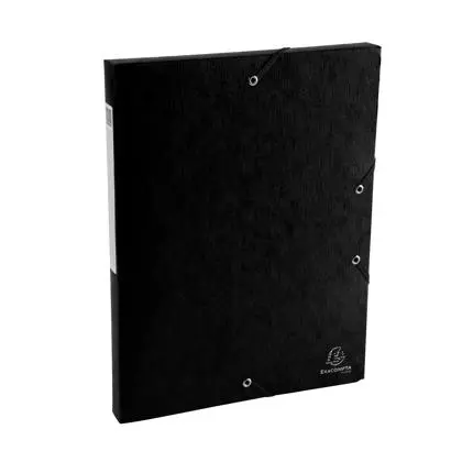 Klasseerdoos Eurobox 3 Elastiek 25mm (Zwart)