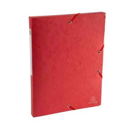 Klasseerdoos Eurobox 3 Elastiek 25mm (Rood)