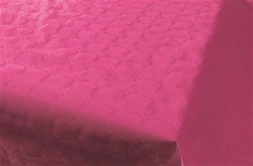Tafelrol damastpapier (8mx118cm, fusia)
