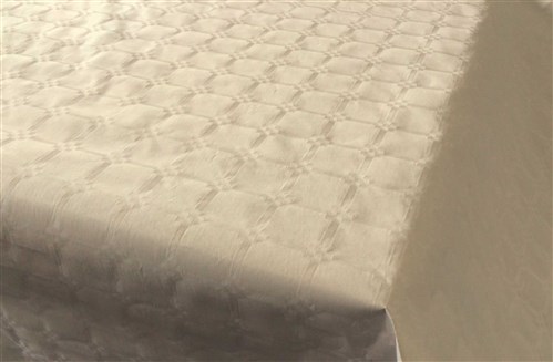 Tafelrol damastpapier (8mx118cm, vanille)