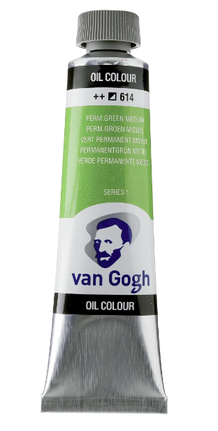 Van Gogh Olieverf Tube 40 Ml Permanentgroen Middel 614