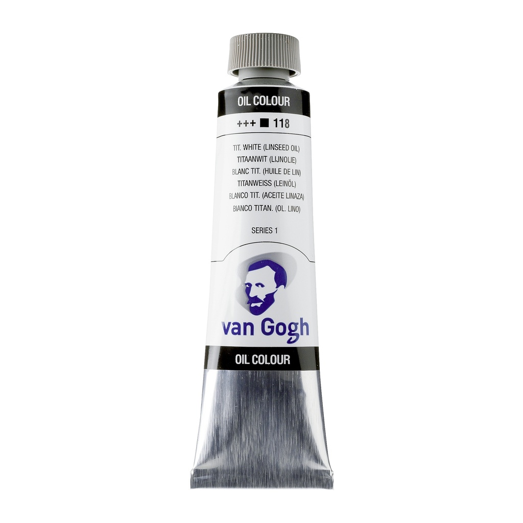 Van Gogh Olieverf Tube 40 ml Titaanwit (Lijnolie) 118