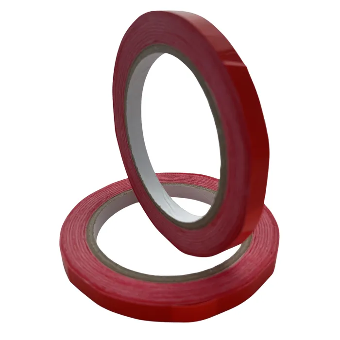 rol tape pvc 9mm/66m rood