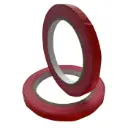 rol tape pvc 9mm/66m rood