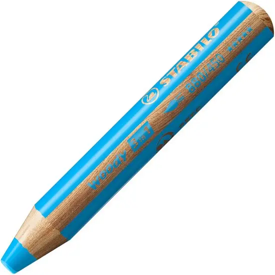 kleurpotlood woody (cyan bleu)