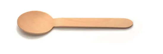 100 lepel hout 16cm