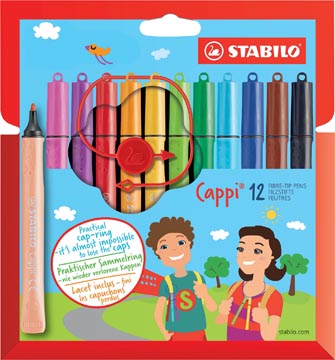 Viltstift Stabilo Cappi (12)