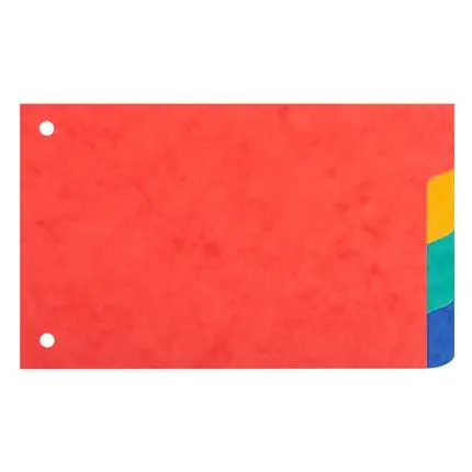 index voor steekkaarten (10x15cm)