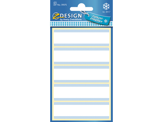 Diepvriesetiketten, 76X22Mm, Wit, 25St