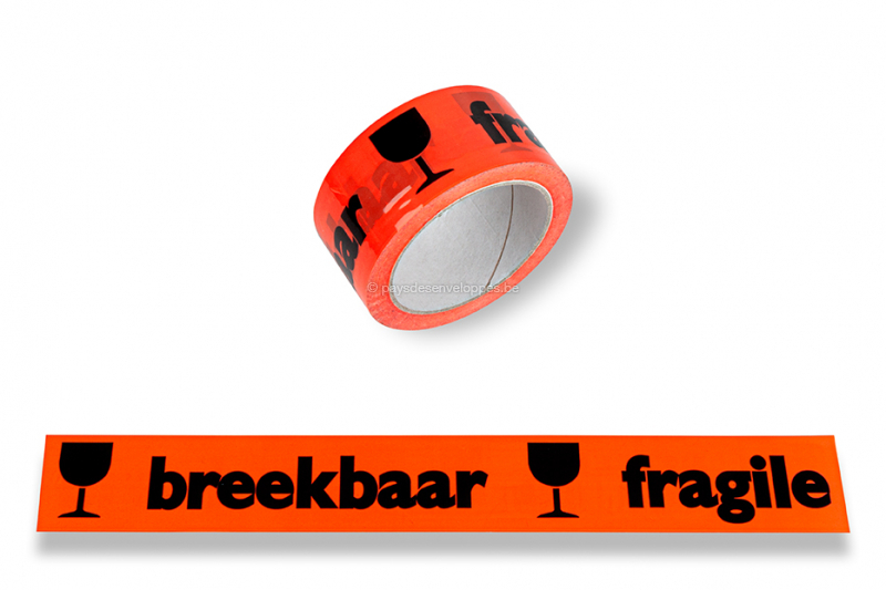 PVC KLEEFBAND FRAGILE BREEKBAAR