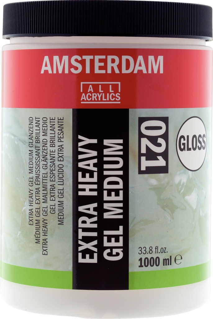 Amsterdam Extra heavy gel medium glanzend 021 pot 1000 ml