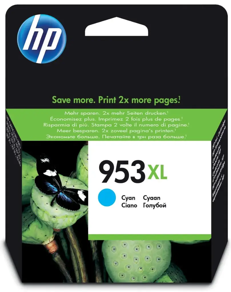 Hp 953Xl Oj Pro Inkt Cyaan Hc 1450Pagina'S 20Ml