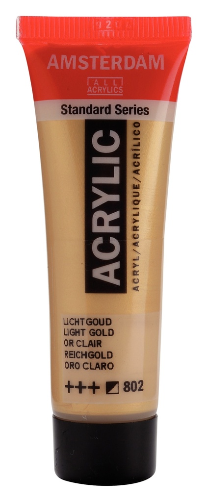 Standard Series acrylverf tube 20 ml Lichtgoud 802