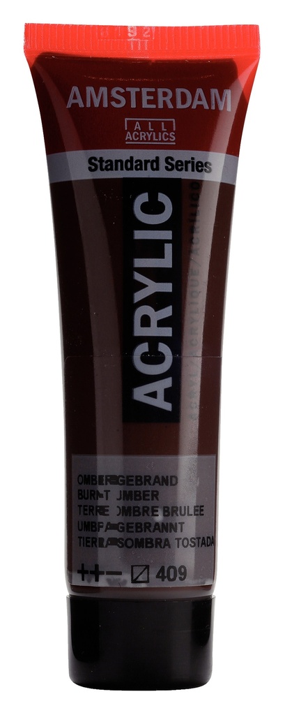 Standard Series acrylverf tube 20 ml Omber Gebrand 409