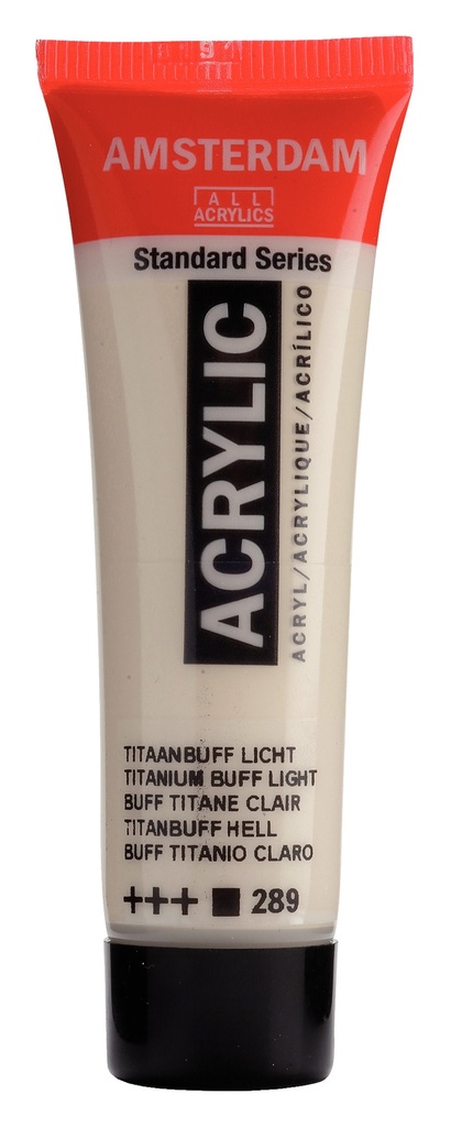 Standard Series Acrylverf Tube 20 Ml Titaanbuff Licht 289