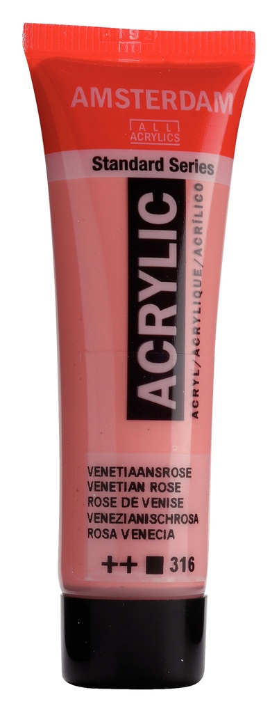 Standard Series acrylverf tube 20 ml Venetiaansroze 316