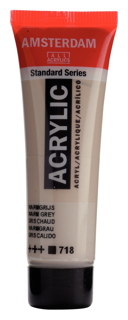 Standard Series Acrylverf Tube 20 Ml Warmgrijs 718