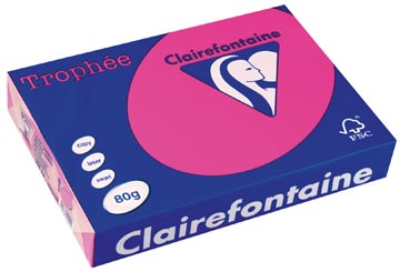A4 Trophee, (80Gr, Rose Fluo, 500)