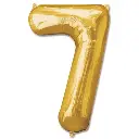 Folie Ballon Cijfer ’7’ Goud (92Cm)
