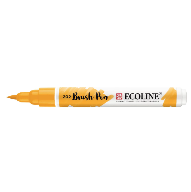 Ecoline Brush Pen Donkergeel 202