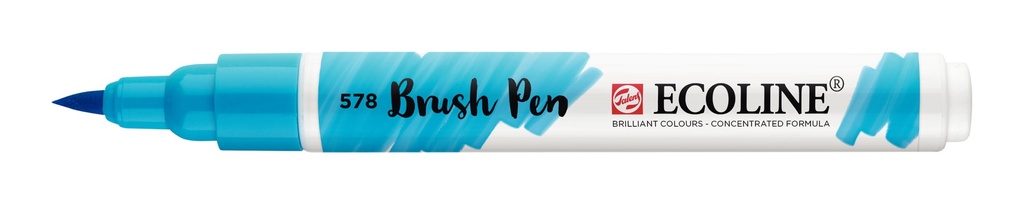 Ecoline Brush Pen Hemelsblauw (Cyaan) 578