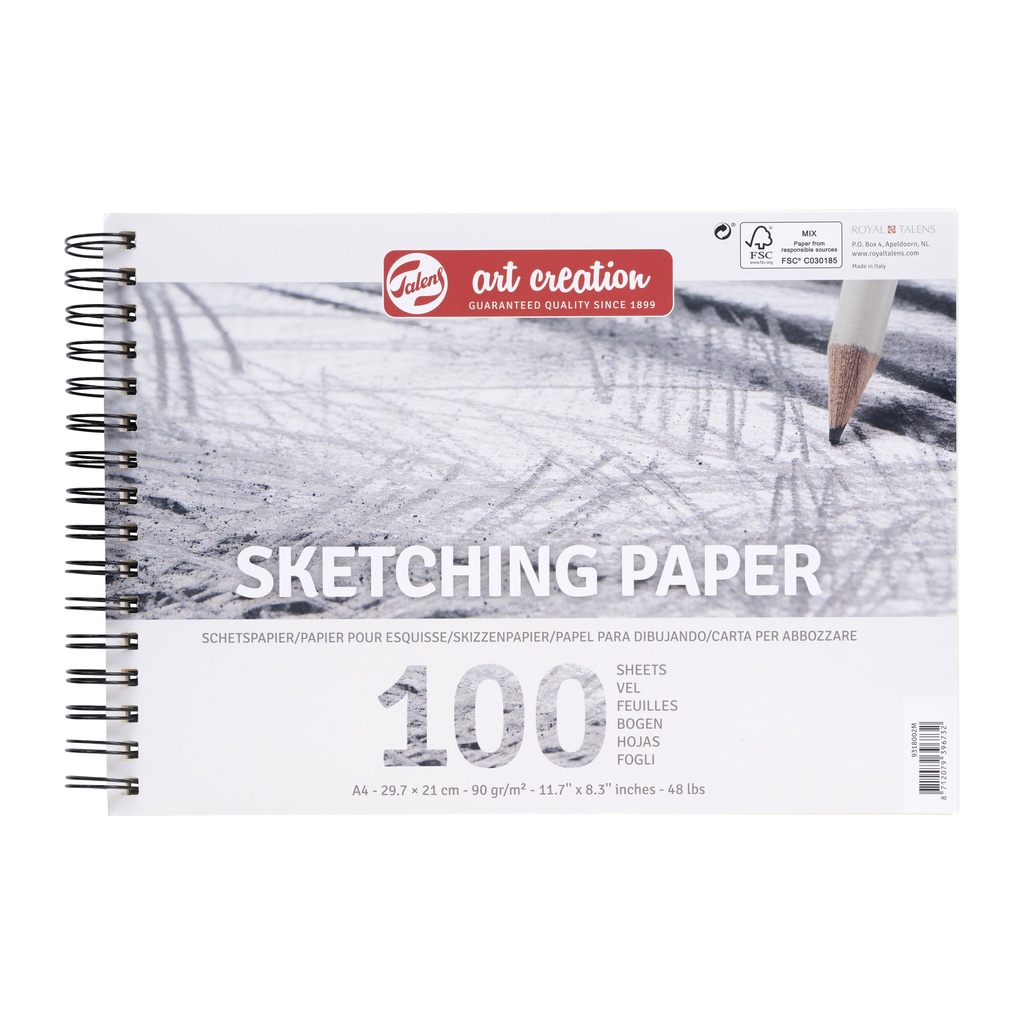 Talens Art Creation Schetspapier 29,7 x 21 cm 90 g 100 Vellen