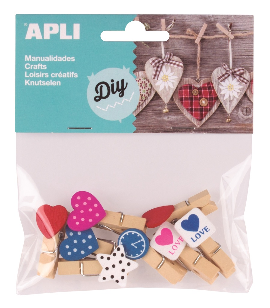 MINI WASKNIJPER MOTIF HOUT (8)