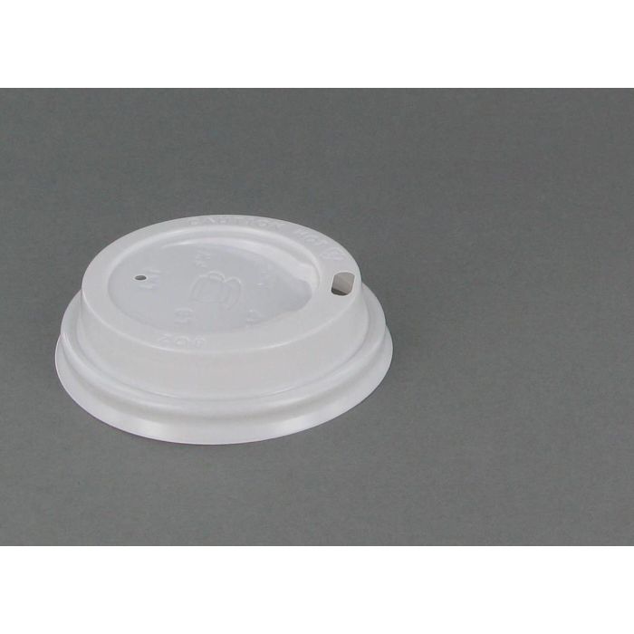 Deksel voor bekers - wit - 50st - 250ml