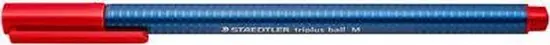 balpen triplus ball m staedtler (rood)