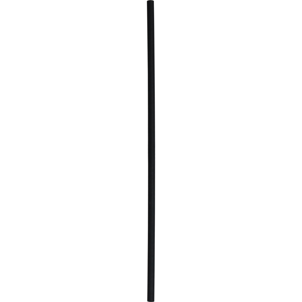 125 ZWARTE PAPIEREN RIETJES 250MM