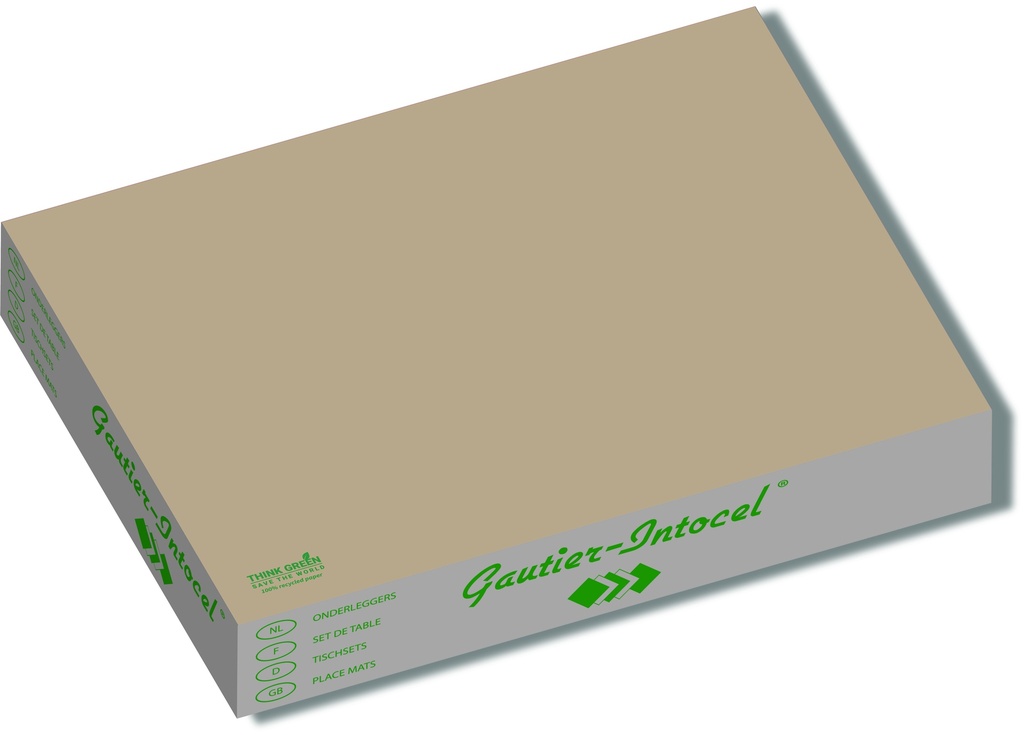 500 placemats 100% 30x39cm recycling