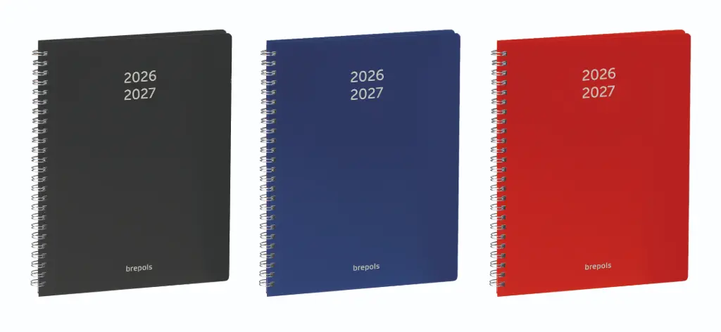 Brepols Schoolagenda 2026-27 Prevision Polyprop 1week/2pag 