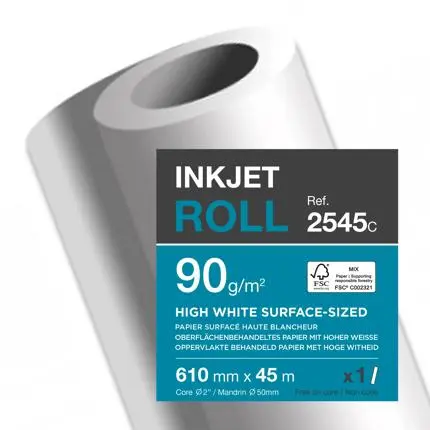 1 rol 0.610x45m 90gr clairfontaine
