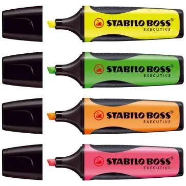 set 4 stabilo boss executive
