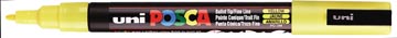 POSCA CONISCHE PUNT FIJN 0.9-1.3mm GEEL