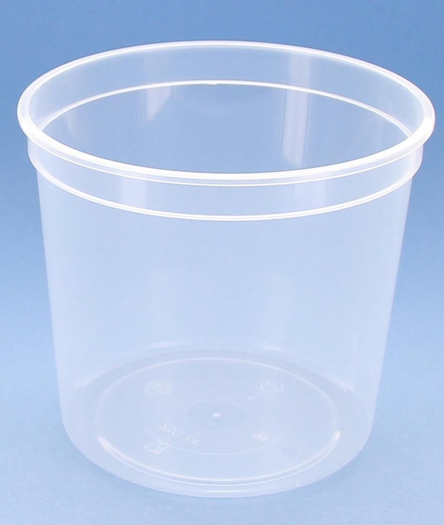 Bakje Transparant PP (50 Stuks, 750Cc, Rond)